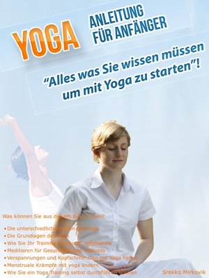 cover image of Yoga Anleitung für Anfänger